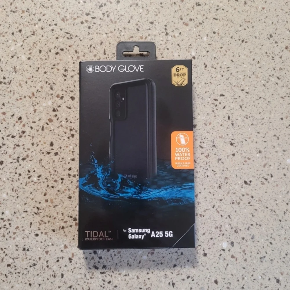 Body Glove Samsung Galaxy A25 5G Tidal 100% Waterproof Black Cellphone Case NEW